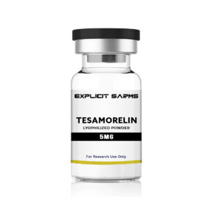 Tesamorelin 5mg peptide vial for sale